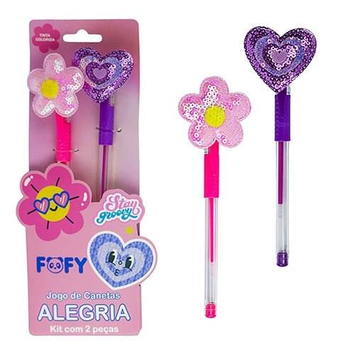 CANETA GEL FOFY C/2